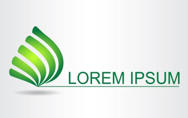 Soyut sembolü. Logo için şablon.