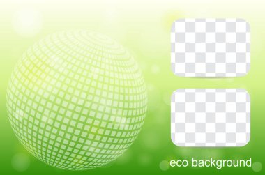 Vektör Eko el ilanı, afiş, broşür.