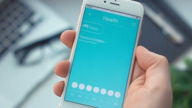 Uyku sağlık app Smartphone izleme denetimi