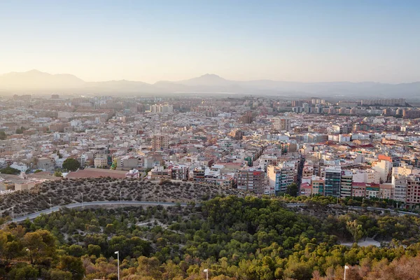 Görünümünden kale Santa Barbara, Alicante
