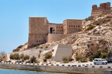 Noel fort. Cartagena, İspanya.