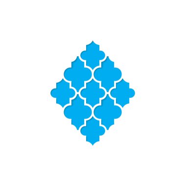 3D Müslüman kağıt grafik vektör.