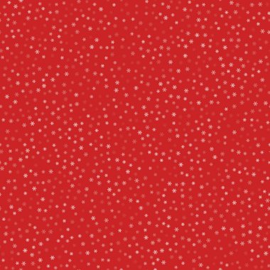 Kar tanesi Dikişsiz desen arka plan. Kırmızı ve beyaz. vektör çizim.