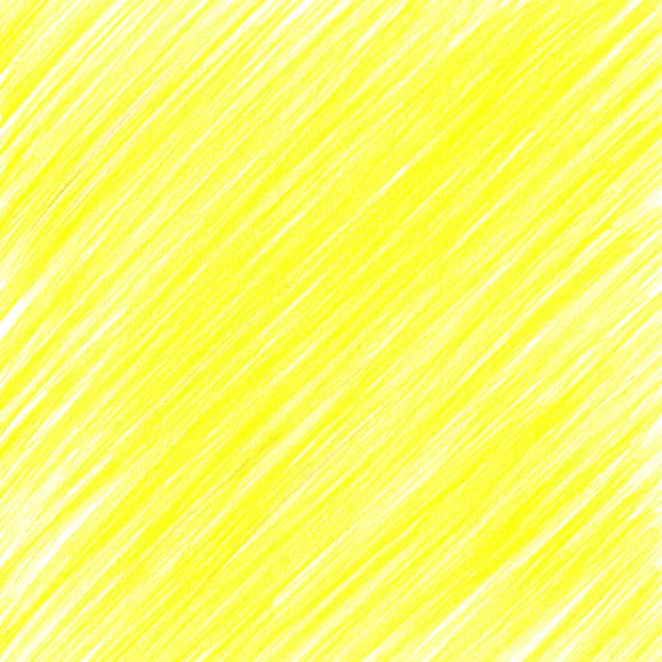 Textura Desenho Mão Com Lápis Coloridos Fundo Abstrato Amarelo Imagem De Stock