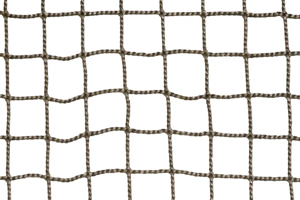 Detail of a net on white background — 스톡 사진