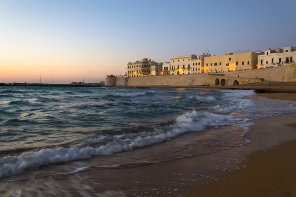 Gallipoli Italië bij de zonsondergang — Stockfoto