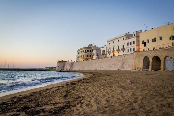 Gallipoli Italië bij de zonsondergang — Stockfoto