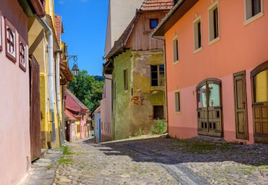 eski şehir Sighisoara Caddesi
