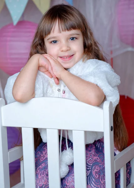 Portrait de la petite fille — Photo