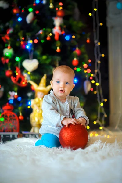 À espera do Natal — Fotografia de Stock