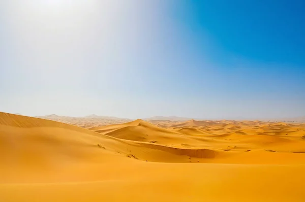 Dunas en el desierto del Sahara — Foto de Stock