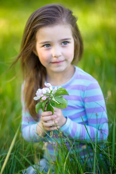 Kleines schönes Mädchen — Stockfoto