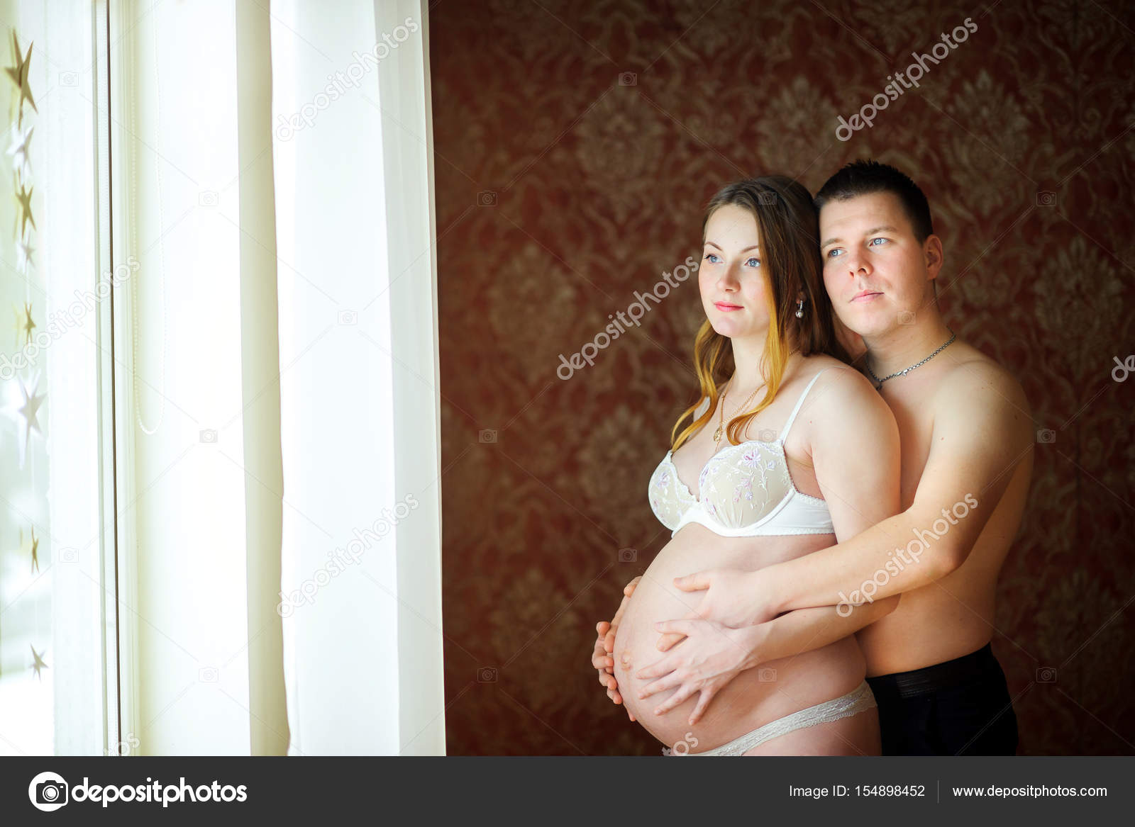 Hermosa chica embarazada desnuda fotografía de stock © fotosaga #154898452 Depositphotos foto