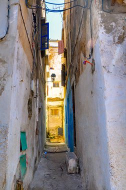 bir kapsayıcıya Medina ile sokak