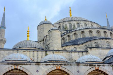 Istanbul'da Sultanahmet Camii Panoraması