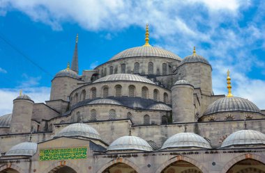 görkemli Sultanahmet İstanbul 'un şehir panoraması
