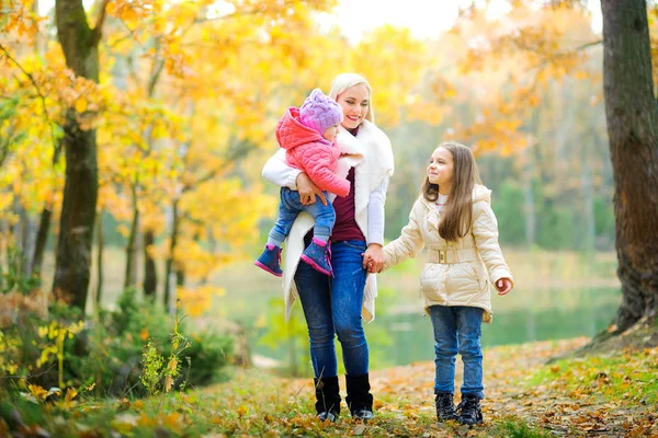 Familia en hermoso parque — Foto de Stock