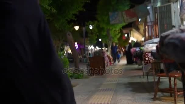 Irán Abyane 2016 Vida Nocturna Las Calles Abyane Uno Los — Vídeo de stock