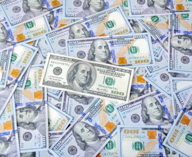 para, yüz dolar faturaları arka plan