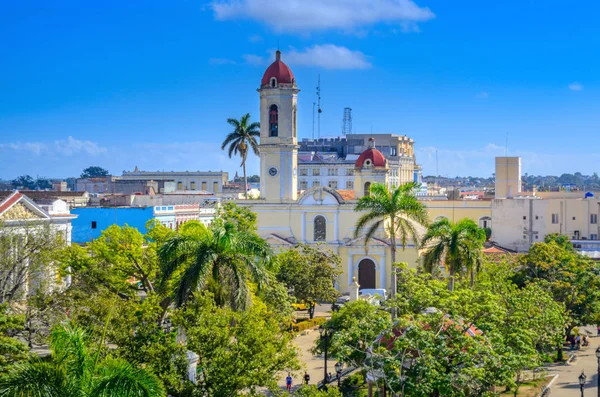 Vista Aérea Ciudad Santiago Cuba — Foto de Stock
