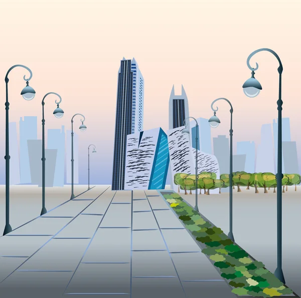  Cityscape vektör çizim