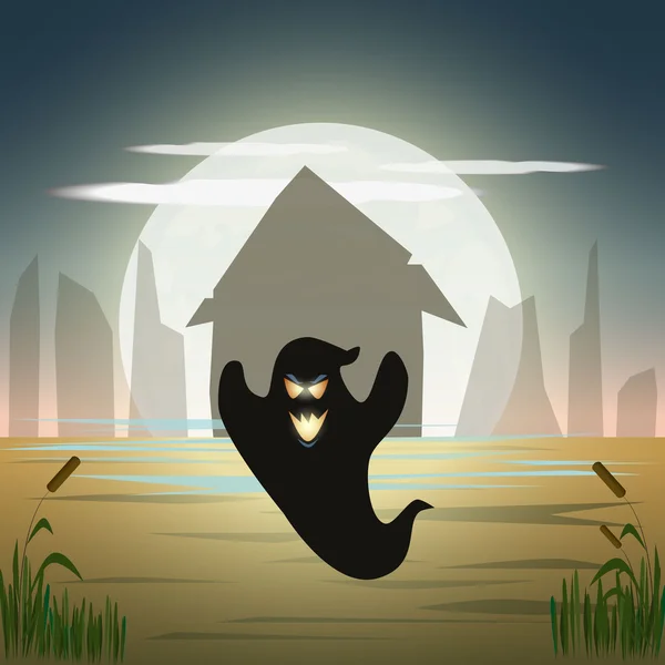 Cadılar Bayramı vektör illüstrasyonu