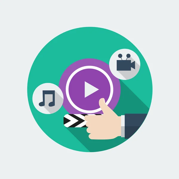 Video Player simgesi. Gibi . 