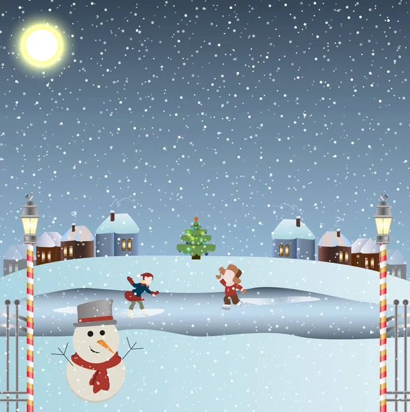 Bir Noel arkaplanının vektör çizimi.