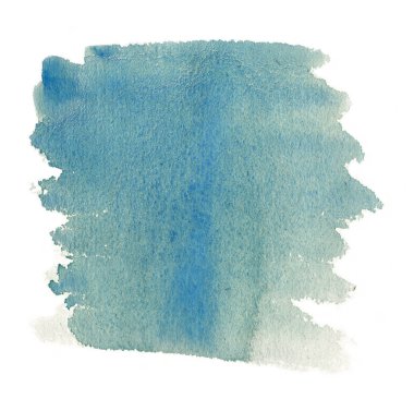 Mavi suluboya çerçeve. Eski kağıt üzerine suluboya kare çerçeve