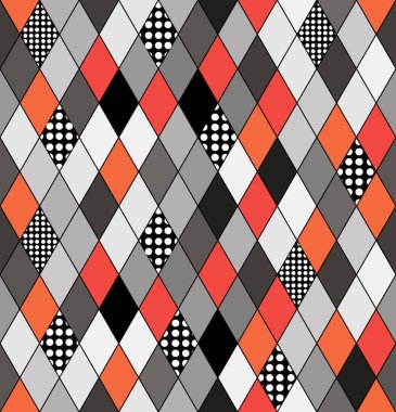 Edikula ve dekoratif süs eşyaları ile sorunsuz vektör desen. Soyut geometrik bileşik arka plan retro tarzı.