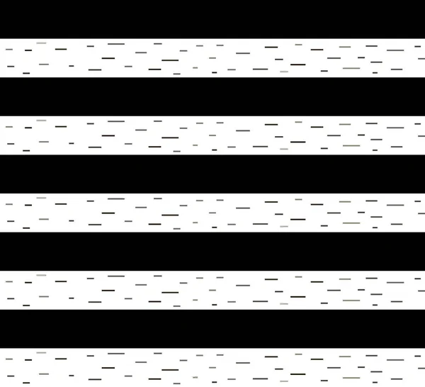 Modello senza cuciture di strisce orizzontali nere. Vector Striped Seamless Pattern. Sfondo bianco e nero — Vettoriale Stock