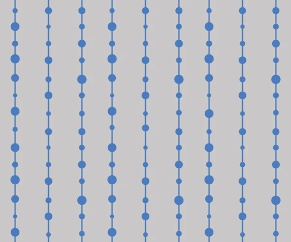 Cirkels en lijnen naadloze patroon. Vectorillustratie van naadloze patroon met cirkels. — Stockvector