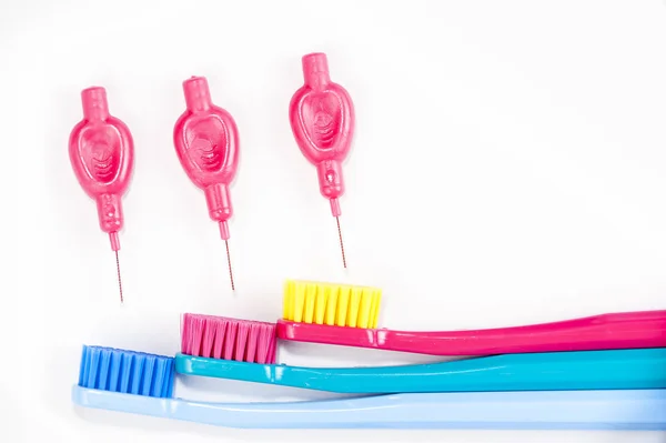 Professional soft toothbrushes — Stock Photo, Image
