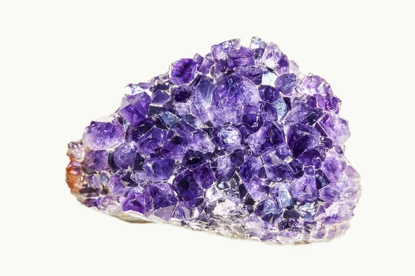紫晶晶体晶洞 — 图库照片