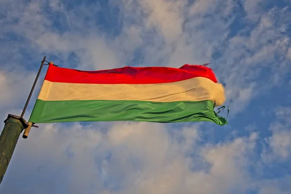 Прапор Угорщини — стокове фото