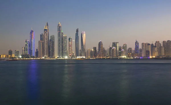 Paesaggio urbano di Dubai Marina — Foto Stock