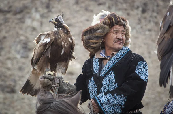 Cazador de águila de Bayan Ulgii —  Fotos de Stock