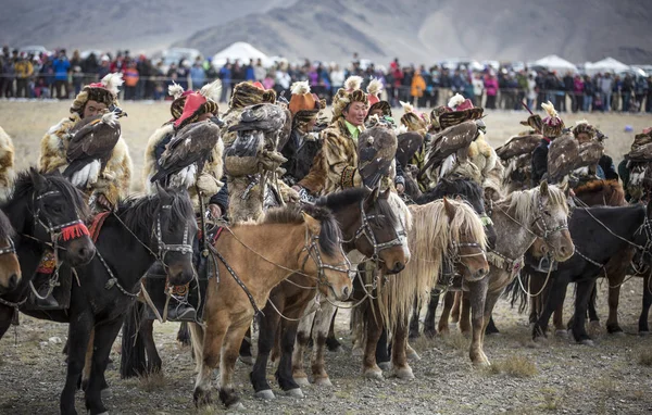 Eagle jägare av Bayan Ulgii — Stockfoto