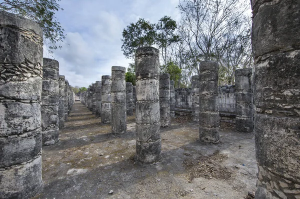Αρχαιολογικός χώρος της Τσιτσέν Ιτζά σε Yukatan — Φωτογραφία Αρχείου