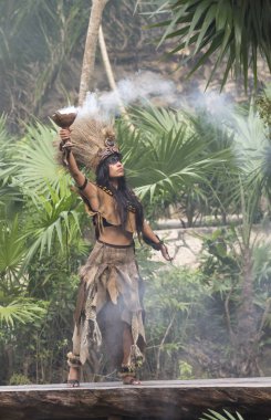 Kadın Maya Hint kostüm