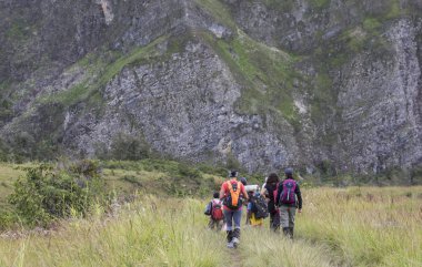 Yürüyüşçüler Baliem Valley