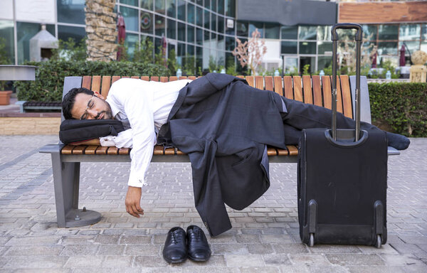 businessman in Dubai Marina