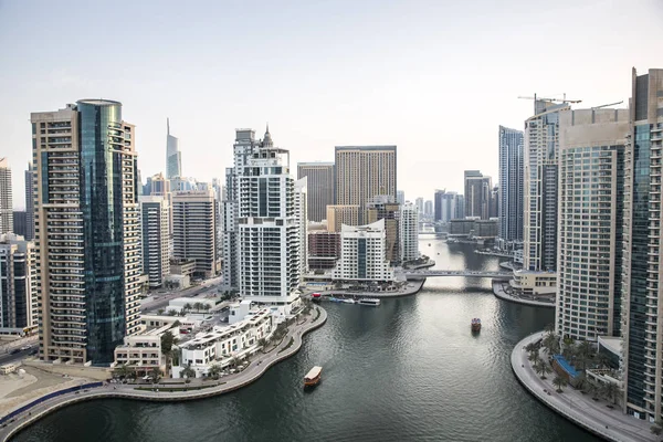 Pohled přes Dubai Marina — Stock fotografie