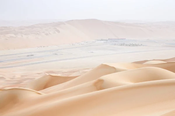 Esfregue o deserto de al Khali no bairro vazio — Fotografia de Stock