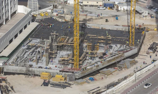 Sitio de construcción en Dubai — Foto de Stock