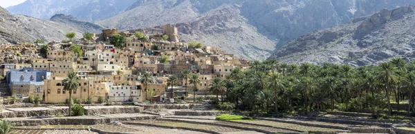Pueblo Bald Sayt Las Montañas Omán —  Fotos de Stock