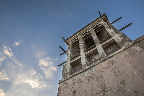 Vista Baixo Ângulo Antiga Aldeia Abandonada Ras Khaimah — Fotografia de Stock