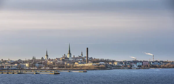 Панорамний вид на місто Таллінна — стокове фото