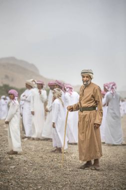 Khadal, Umman, 7 Nisan 2018: omani ihtiyar bir kırsal kesimde