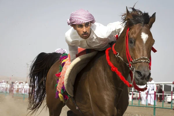 Ibri Umman Nisan 2018 Becerileri Geleneksel Yarışı Event Gösterilen Omani — Stok fotoğraf